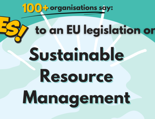 YES to an EU legislation on Sustainable Resource Management
